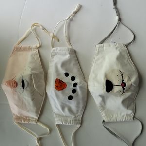 Holiday kids face masks